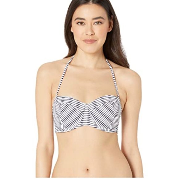 Tommy Bahama Navy Underwire Swim Bikini Top NEW - Picture 3 of 5